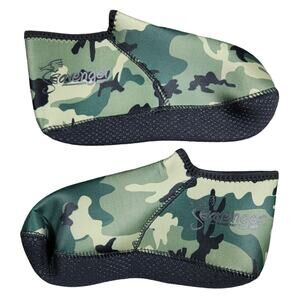 Seavenger Zephyr 3mm Neoprene Dive Socks Unisex Size Large Camouflage